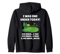 I Was One Under Today Funny Golf Lover Golfer Golfing Sweat à Capuche