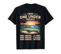 I Was One Under Today Joueur de Golf Amusant Golfeur T-Shirt