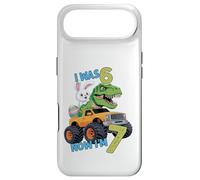 I Was Six Now I'm Seven Easter Bunny 67 Meme 7th Birthday Coque pour iPhone Air
