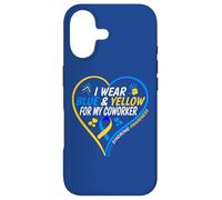 I Wear Blue and Yellow for My Coworker - Down Syndrome 2026 Coque pour iPhone 17