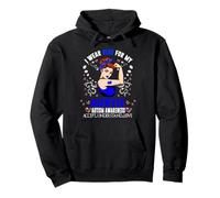 I Wear Blue for My Auntie Autism Awareness Month Sweat à Capuche