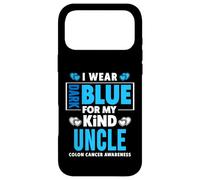 I Wear Dark Blue for My Uncle Shirt - Sensibilisation au Cancer du Colon Coque pour iPhone 17 Pro Max