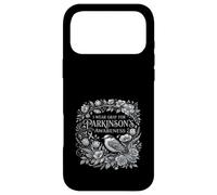 I Wear Gray for Parkinson 's Awareness Bird and Flowers Coque pour iPhone 17 Pro Max