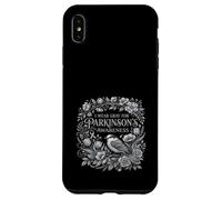 I Wear Gray for Parkinson 's Awareness Bird and Flowers Coque pour iPhone XS Max