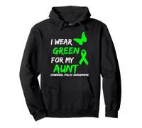I Wear Green for My Aunt Cerebral Palsy Ribbon Sweat à Capuche
