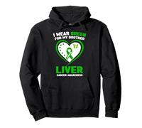 I Wear Green for My Brother Sensibilisation au Cancer du Foie Sweat à Capuche