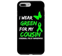 I Wear Green for My Cousin Cerebral Palsy Ribbon Coque pour iPhone 7 Plus/8 Plus