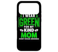 I Wear Green for My Mom Chemise pour la Sensibilisation aux Maladies des Reins Coque pour iPhone 17 Pro Max