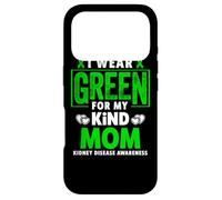 I Wear Green for My Mom Chemise pour la Sensibilisation aux Maladies des Reins Coque pour iPhone 17 Pro