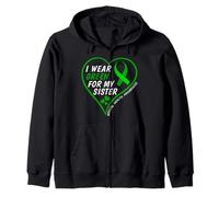 I Wear Green for My Sister - Mental Health Awareness 2026 Sweat à Capuche