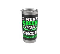 I Wear Green For My Uncle Lymphome non hodgkinien Gobelet isotherme en acier inoxydable double paroi