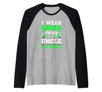I Wear Green for My Uncle Lymphome Non hodgkinien Manche Raglan