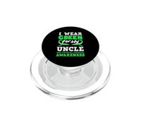 I Wear Green for My Uncle Lymphome Non hodgkinien PopSockets PopGrip pour MagSafe