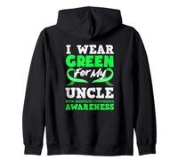 I Wear Green for My Uncle Lymphome Non hodgkinien Sweat à Capuche