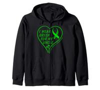 I Wear Green for My Uncle - Mental Health Awareness 2026 Sweat à Capuche