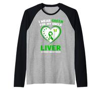 I Wear Green for My Uncle Sensibilisation au Cancer du Foie Manche Raglan