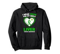 I Wear Green for My Uncle Sensibilisation au Cancer du Foie Sweat à Capuche