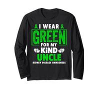 I Wear Green for My Uncle - Sensibilisation aux Maladies rénales Manche Longue