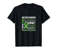 I Wear Green For The Survivors Uplifting Positive Vibes T-Shirt