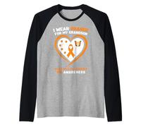 I Wear Orange for My Grandson Sensibilisation à la sclérose en plaques Manche Raglan