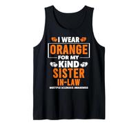 I Wear Orange for My Sister in Law MS Sclérose en plaques Débardeur