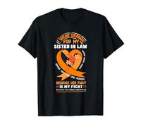 I Wear Orange for My Sister in Law Sclérose en plaques T-Shirt