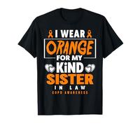 I Wear Orange for My Sister in Law Sensibilisation à la COPD T-Shirt