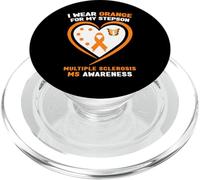 I Wear Orange for My Stepson Sensibilisation à la sclérose en plaques PopSockets PopGrip pour MagSafe