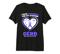 I Wear Perwinkle for My Stepson Gerd Awareness T-Shirt Haut de Gamme
