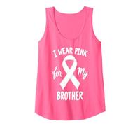 « I Wear Pink for My Brother Cancer Awareness » Débardeur