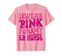 I Wear Pink for My ER Nurse Sensibilisation au Cancer du Sein T-Shirt