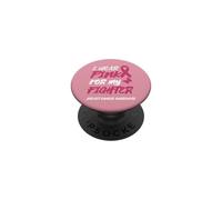 I Wear Pink for My Fighter SEARENESS PopSockets PopGrip Adhésif