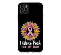 I Wear Pink for My Mom Breast Cancer Awareness Coque pour iPhone 11 Pro Max