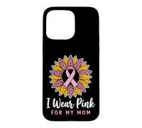 I Wear Pink for My Mom Breast Cancer Awareness Coque pour iPhone 15 Pro Max
