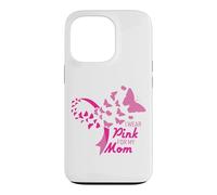 I Wear Pink for My Mom Breast Cancer Awareness Supporter Coque pour iPhone 13 Pro