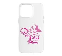 I Wear Pink for My Mom Breast Cancer Awareness Supporter Coque pour iPhone 15 Pro Max