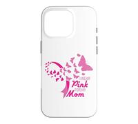I Wear Pink for My Mom Breast Cancer Awareness Supporter Coque pour iPhone 16 Pro