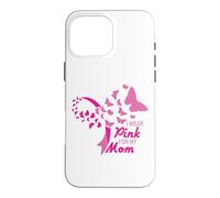 I Wear Pink for My Mom Breast Cancer Awareness Supporter Coque pour iPhone 16 Pro Max