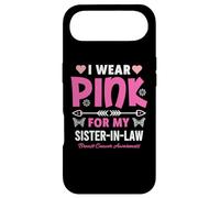 I Wear Pink for My Sister in-Law Breast Cancer Awareness Coque pour iPhone Air