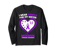 I Wear Purple for My Sister Sensibilité au Syndrome de Moebius Manche Longue