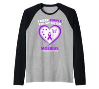 I Wear Purple for My Sister Sensibilité au Syndrome de Moebius Manche Raglan
