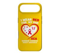 I Wear Red for My Dad SCA Sensibilisation à l'arrêt Cardiaque soudain Coque pour iPhone Air