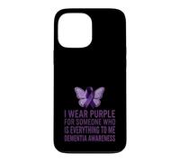 I Wear Ruban de Sensibilisation à la démence Violet Coque pour iPhone 13 Pro Max