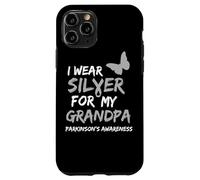 I WEAR SILVER FOR MY GRANDPA PARKINSON'S DISEASE AWARENESS Coque pour iPhone 11 Pro