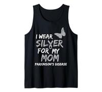 I Wear Silver for My MOM Parkinson's Disease Awareness Débardeur