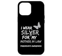 I Wear Silver for My Mother in Law Parkinson's Awareness Coque pour iPhone 12 Pro Max