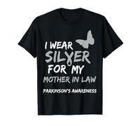 I Wear Silver for My Mother in Law Parkinson's Awareness T-Shirt