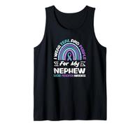 I Wear Teal and Purple for My Neveu Suicide Prevention Débardeur