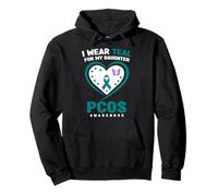 I Wear Teal for My Daughter Sensibilisation au SOPK Sweat à Capuche
