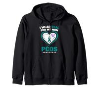 I Wear Teal for My Mom Sensibilisation au SOPK Sweat à Capuche
